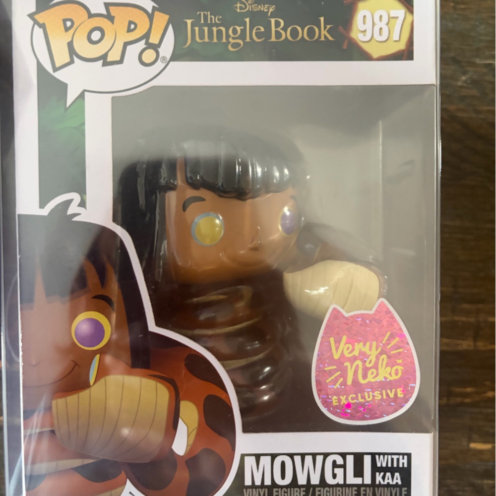 Funko The Jungle Book Mowgli with Kaa Vinyl Figure - Brown